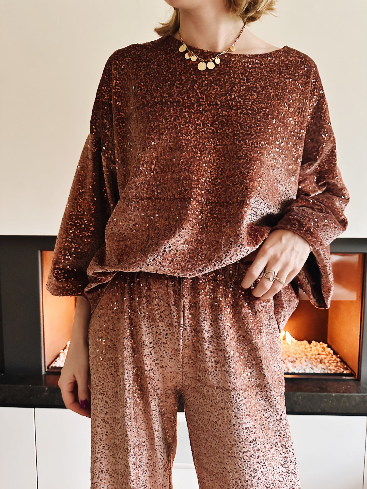 Celina blouse oudroze