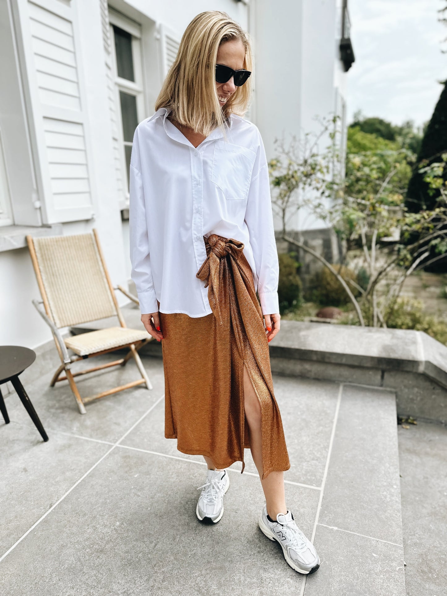 Nora rok brons/goud