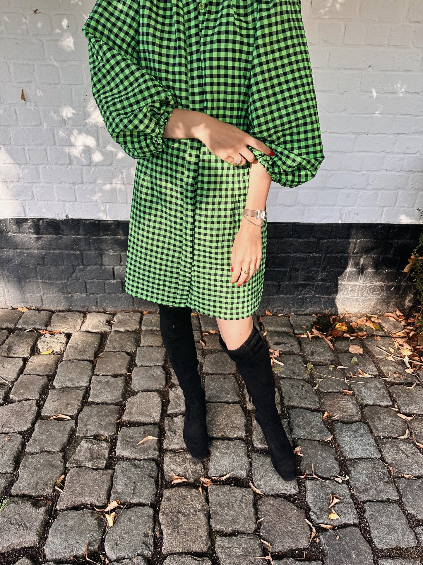 Mae jurk groen