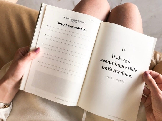 Journal: The gratitude list Amethyst