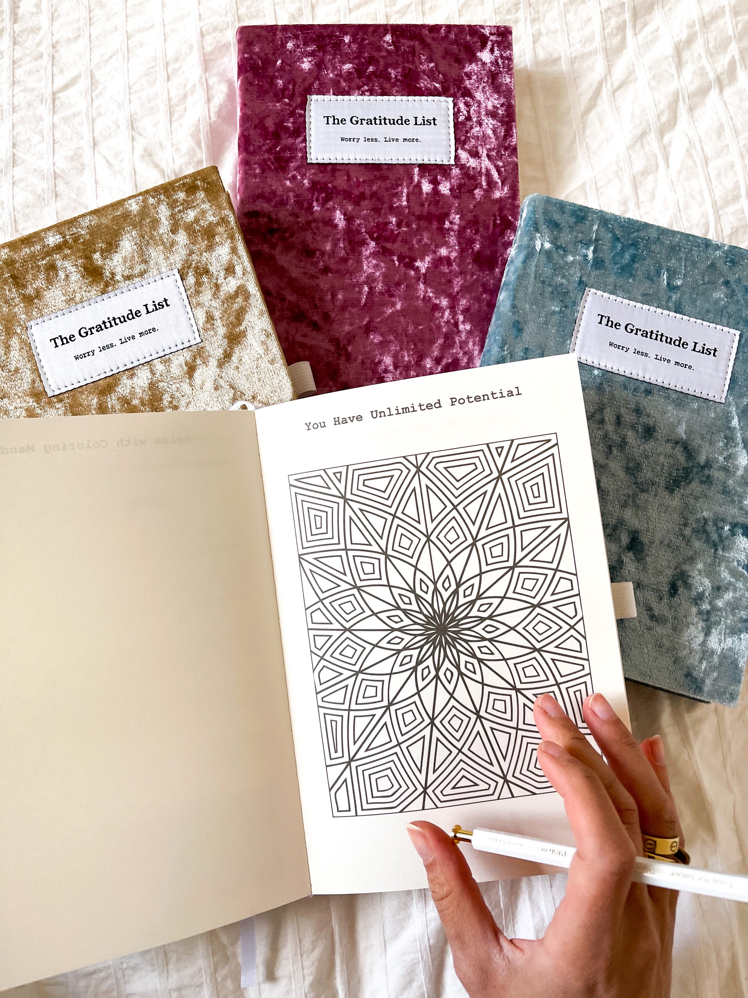 Journal: The gratitude list Sapphire