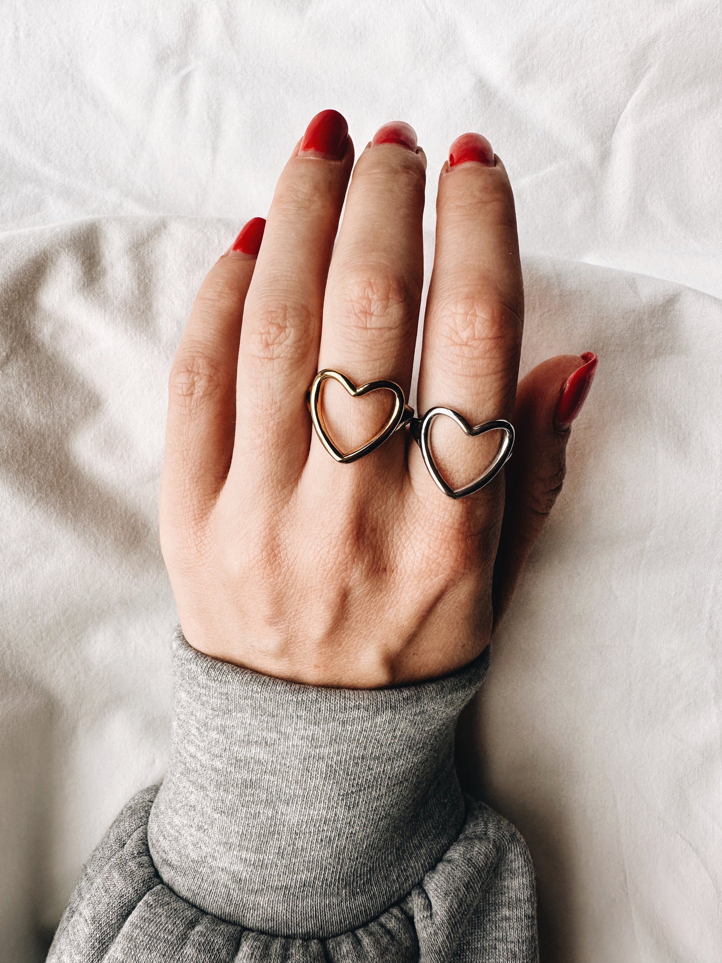 Kiki heart ring zilver