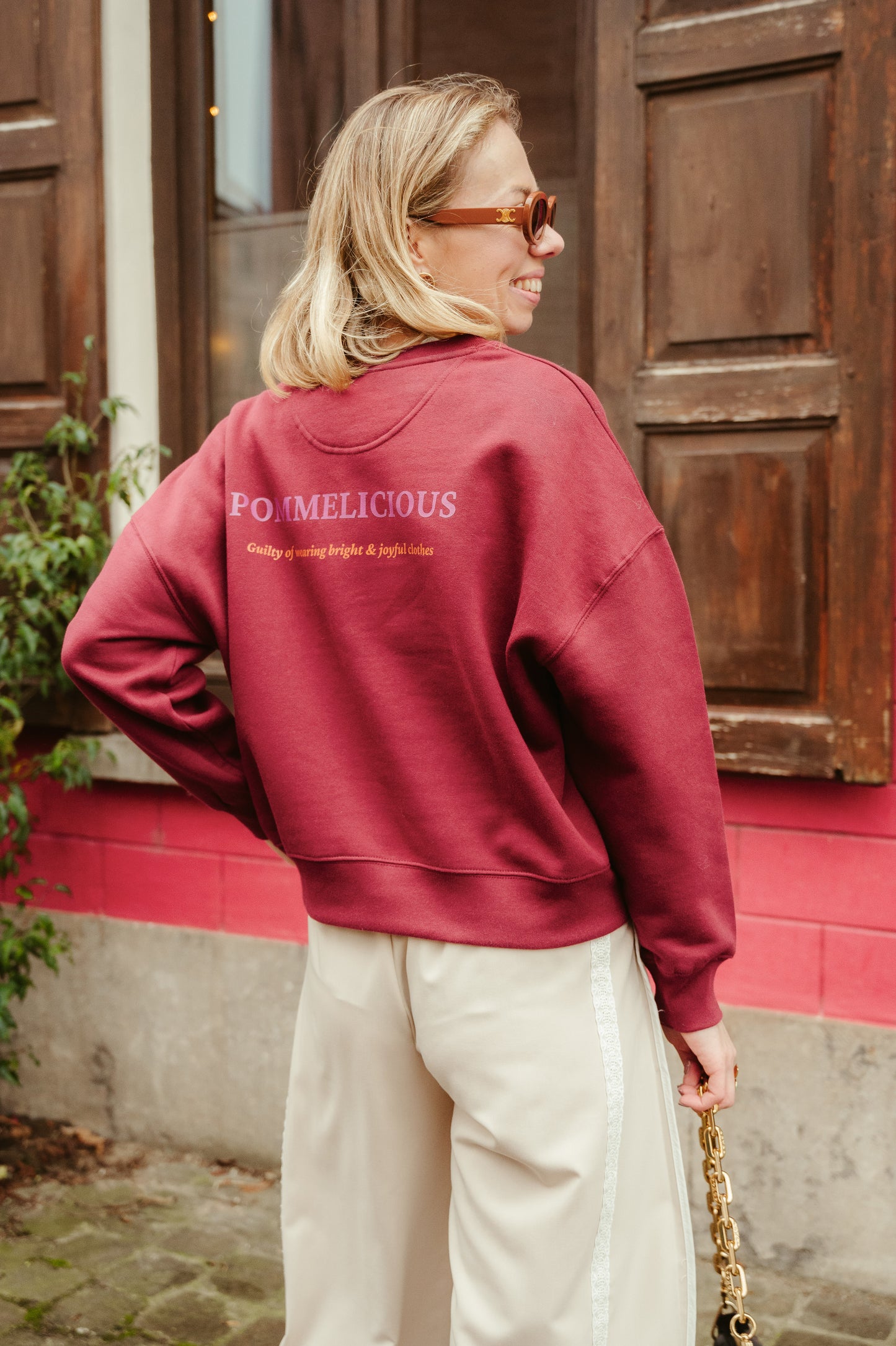 Livina gerafelde jeans rok