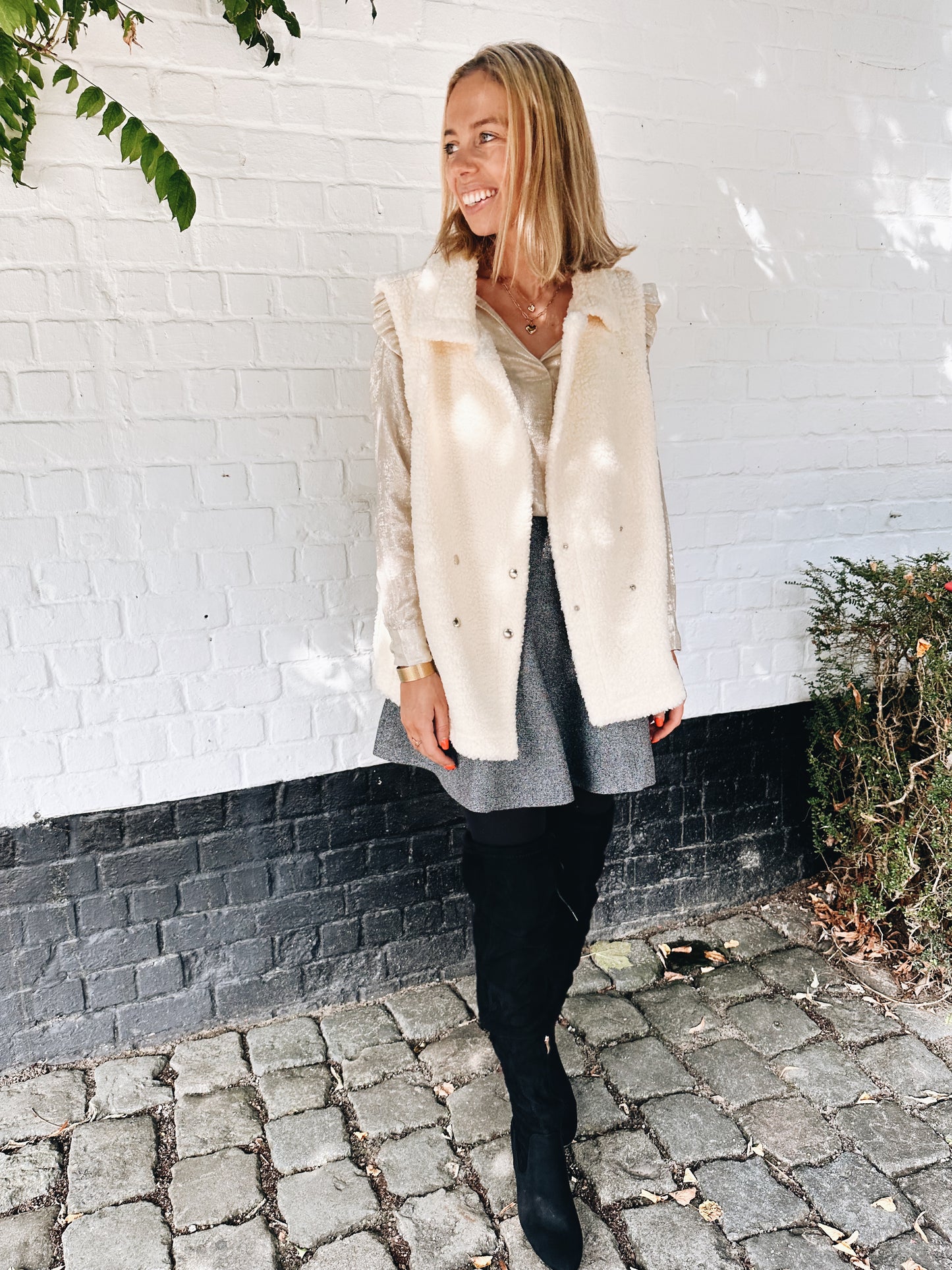 Lizzy gilet ecru