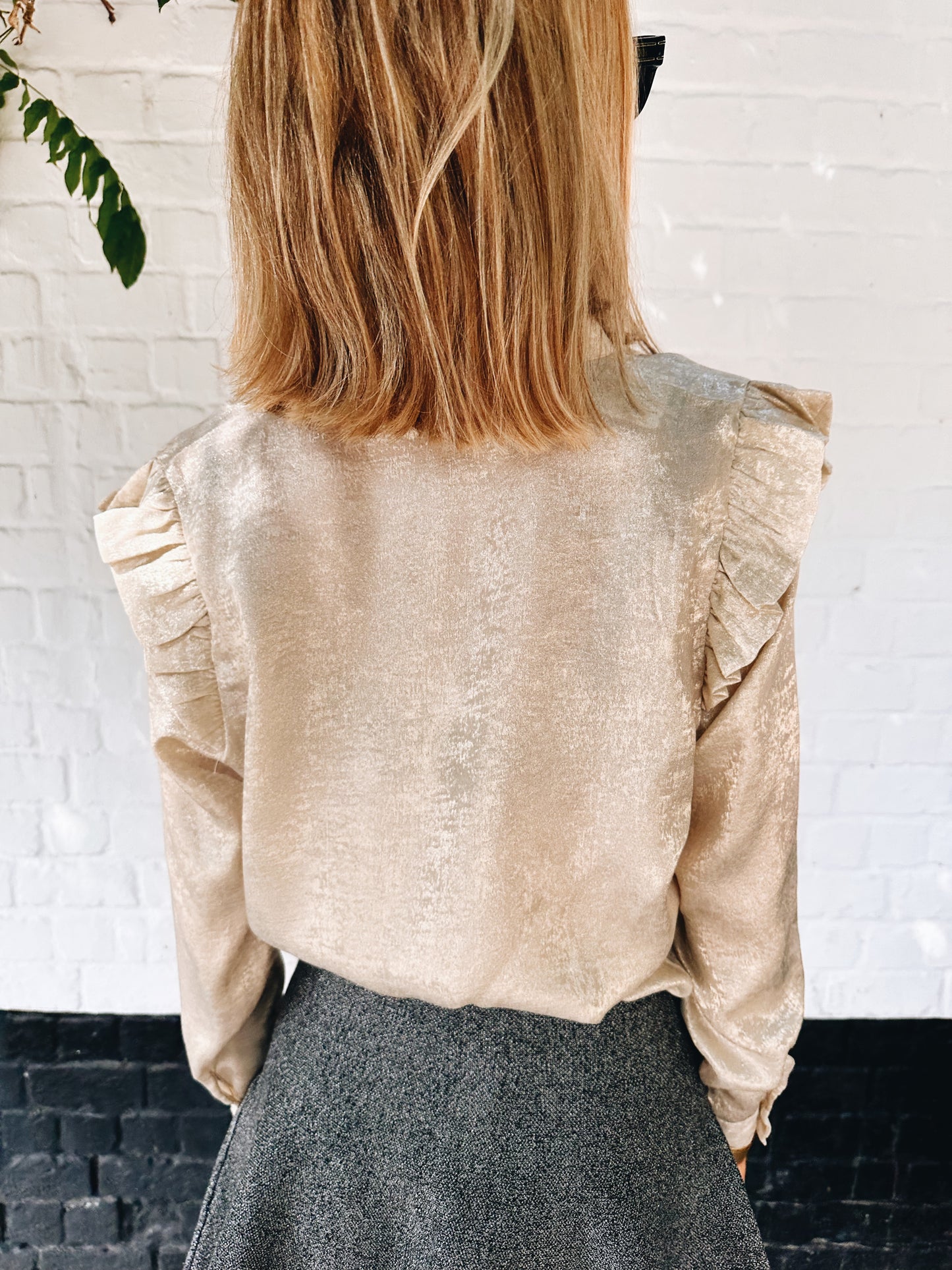 Lina blouse goud