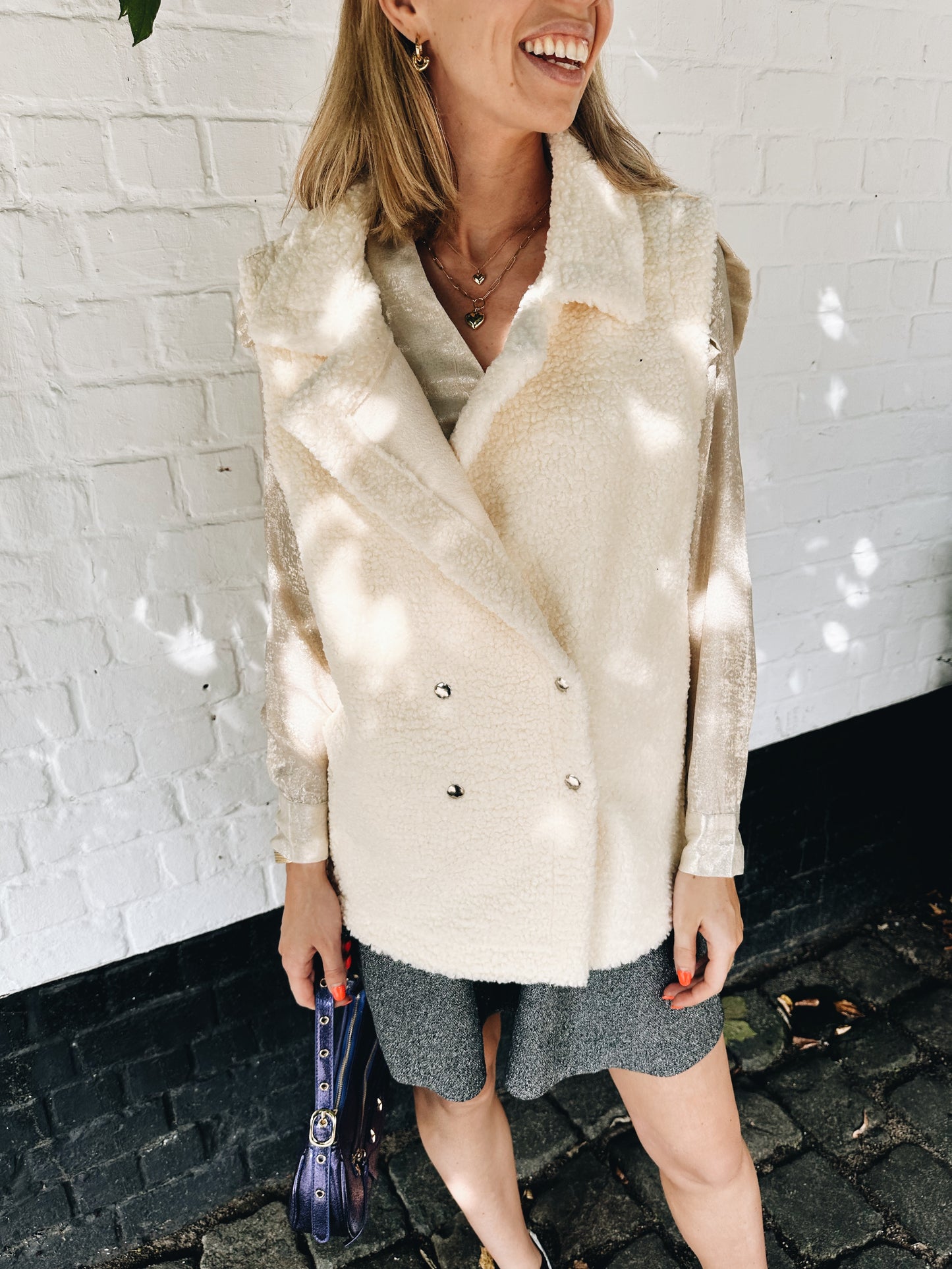 Lizzy gilet ecru