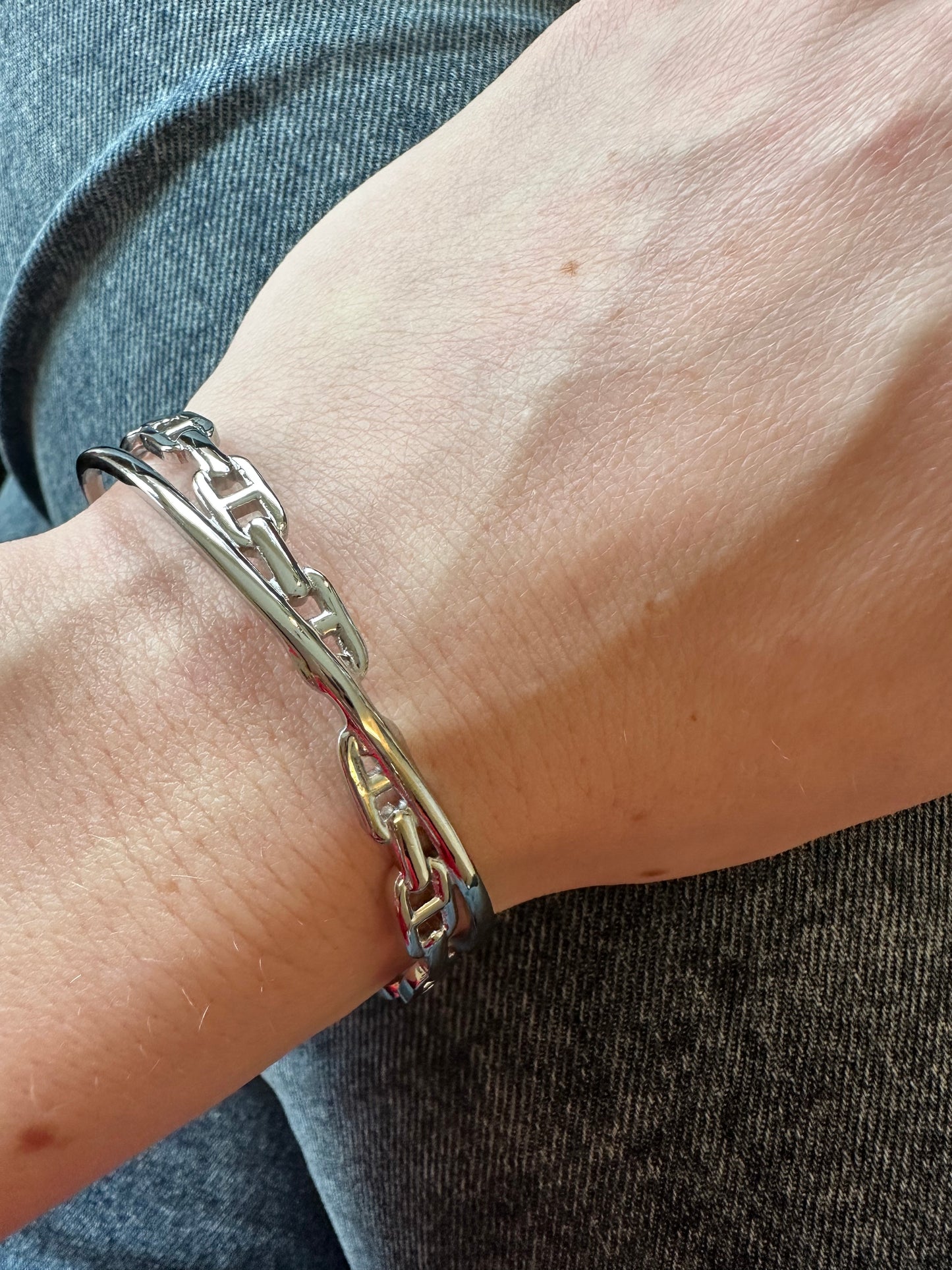 Babette armband zilverkleurig