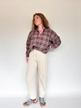 Lena ruit blouse