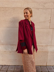 Zeyla blazer burgundy