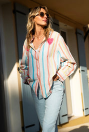 Polina blouse gestreept
