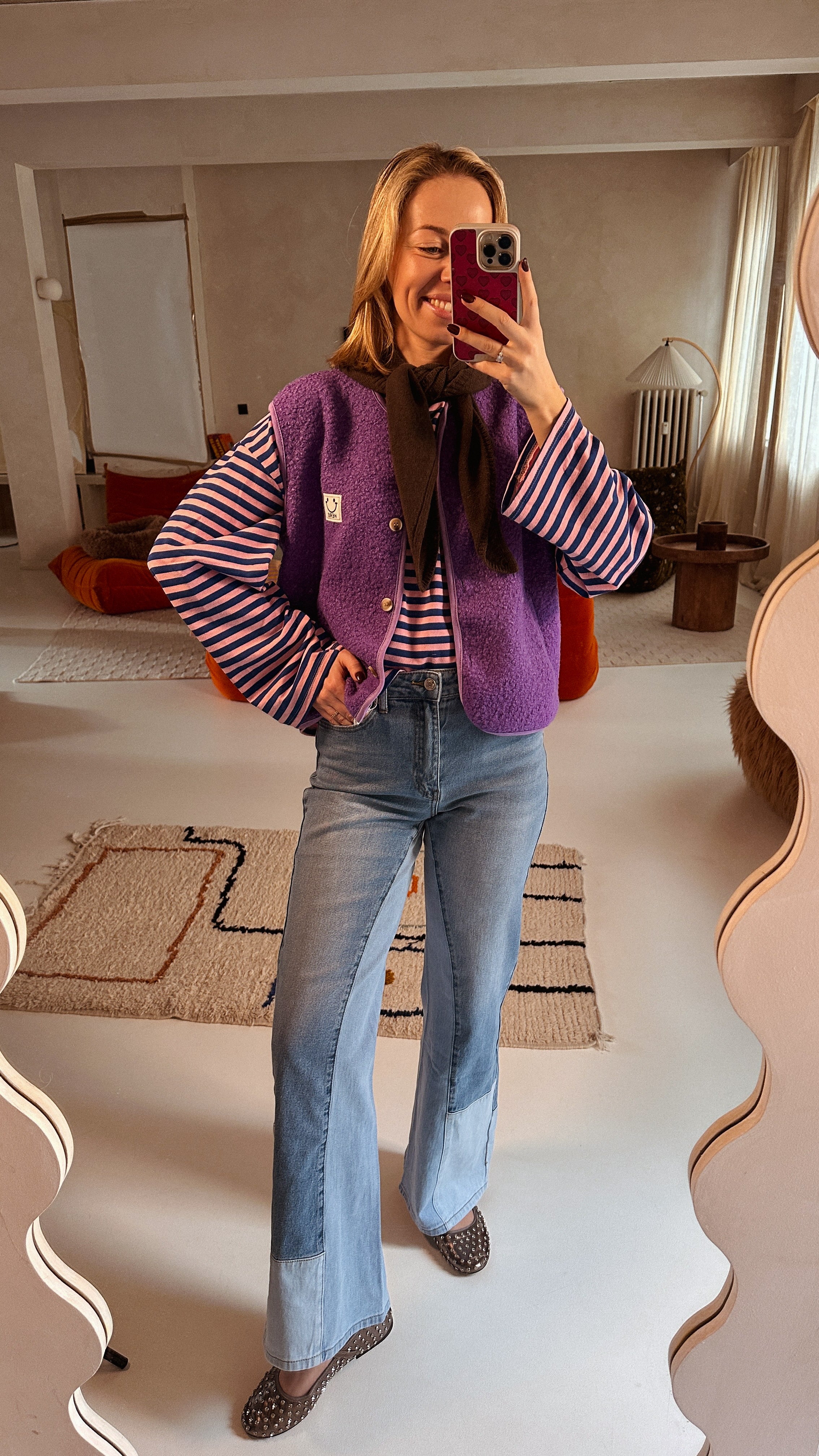 Emma jeans patchwork