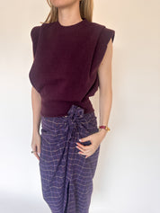 Lou debardeur burgundy