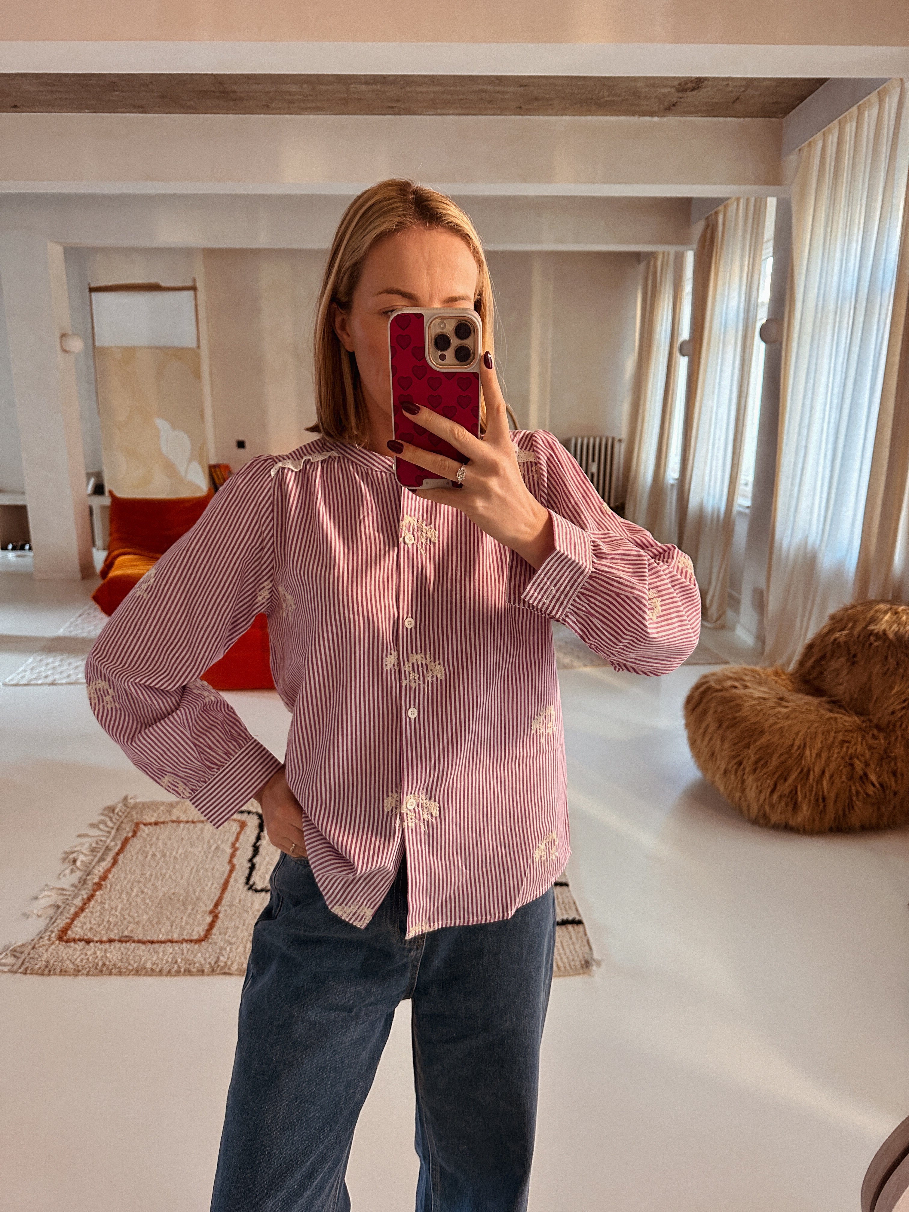 Noemie blouse lila