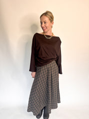 Amelie longsleeve bruin