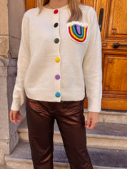 Tina gilet rainbow