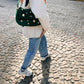 Milou teddy handtas groen