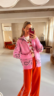 Bandana gilet roze