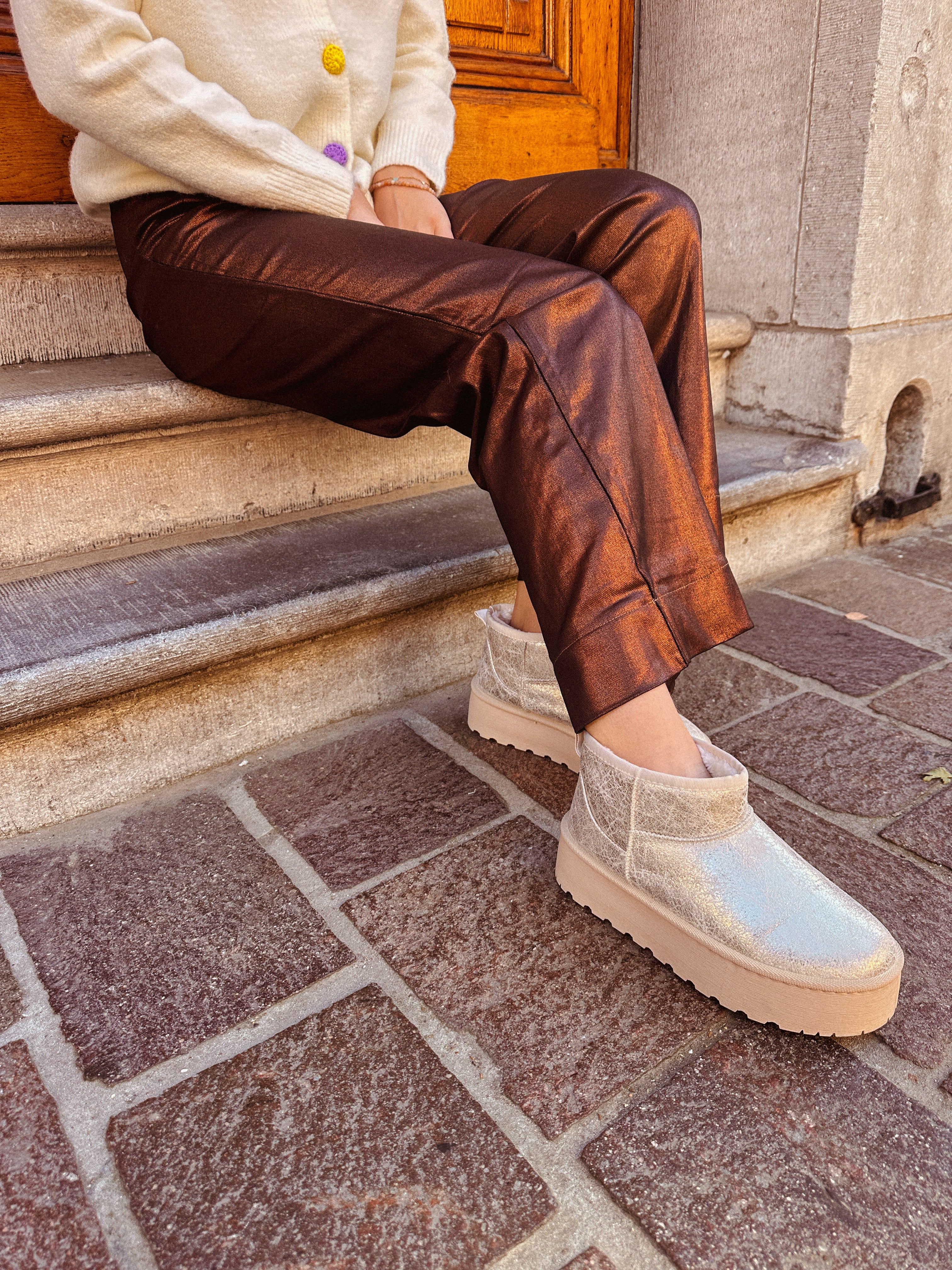Elira broek brons