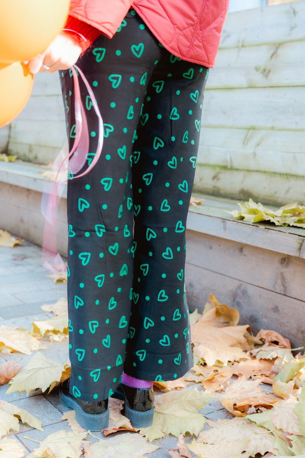 Heart broek zwart/groen