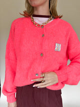 Zoë gilet zalmroze