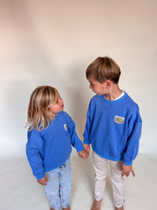 Zita iconic sweater blauw