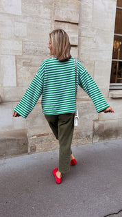 Colette longsleeve tee groen