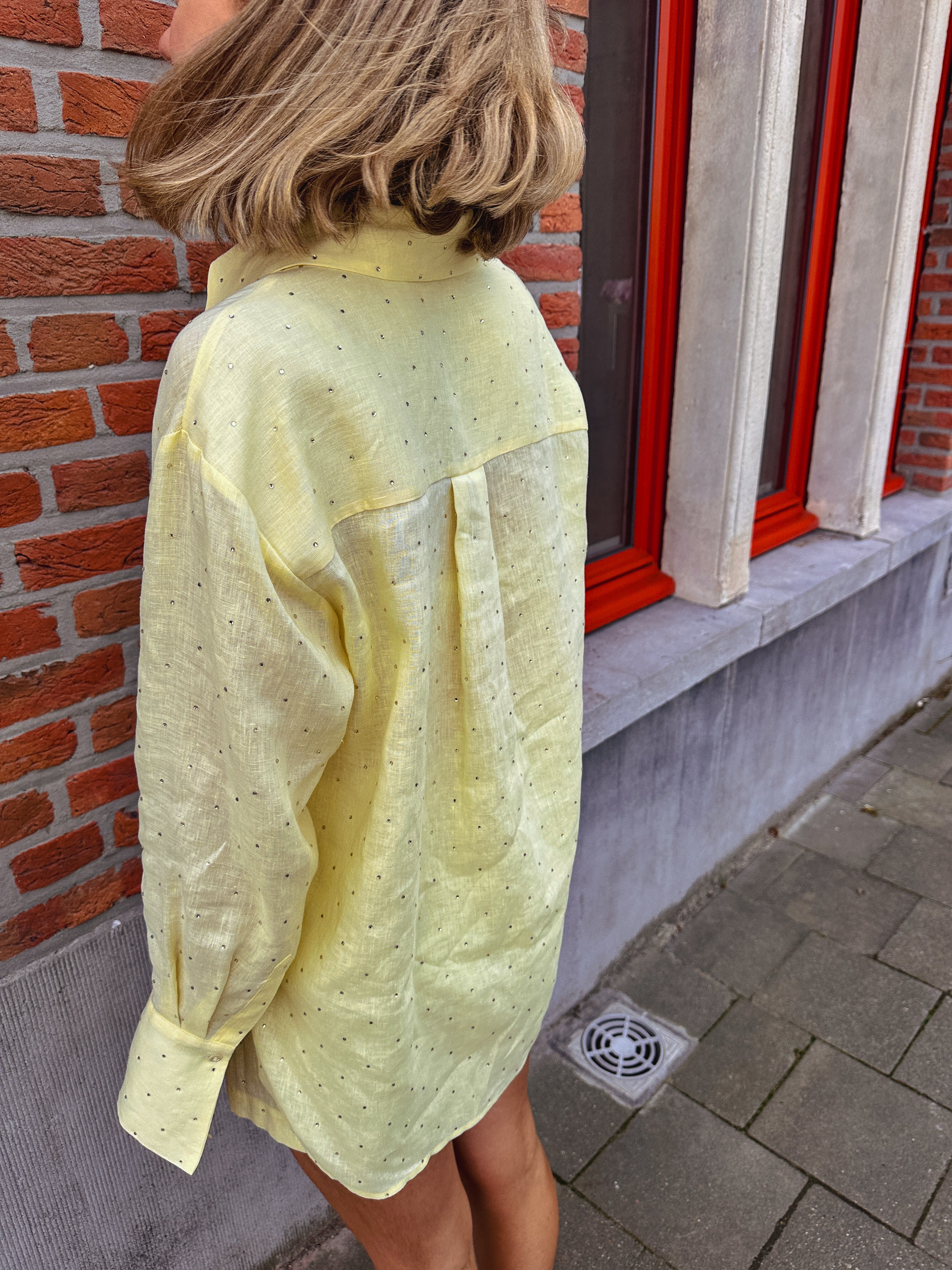 Giulia linnen blouse The Lola Club
