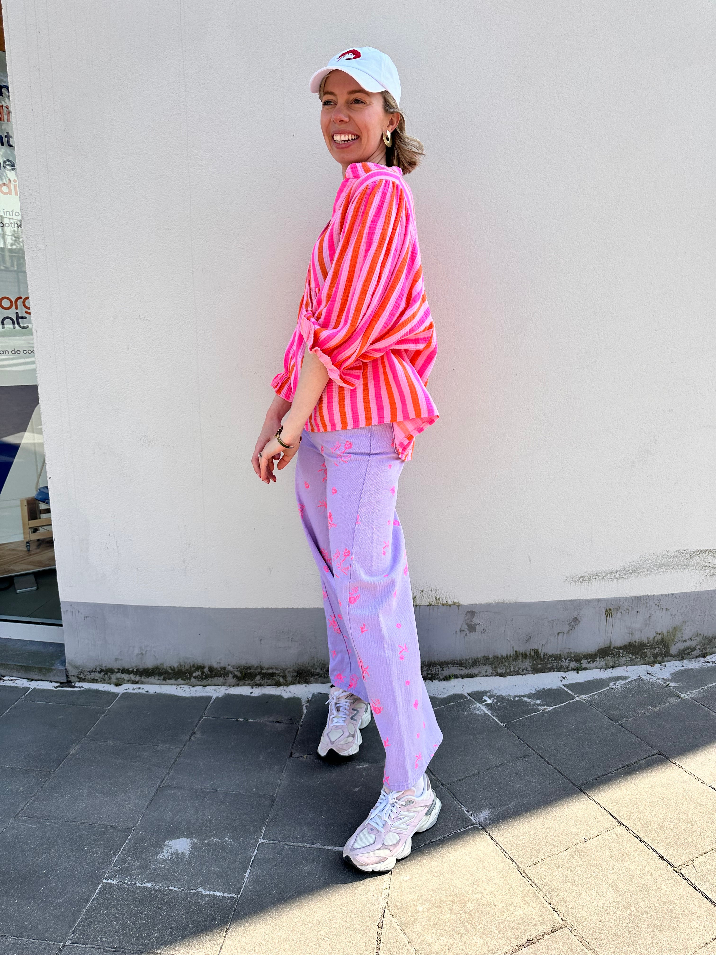 Juna blouse gestreept