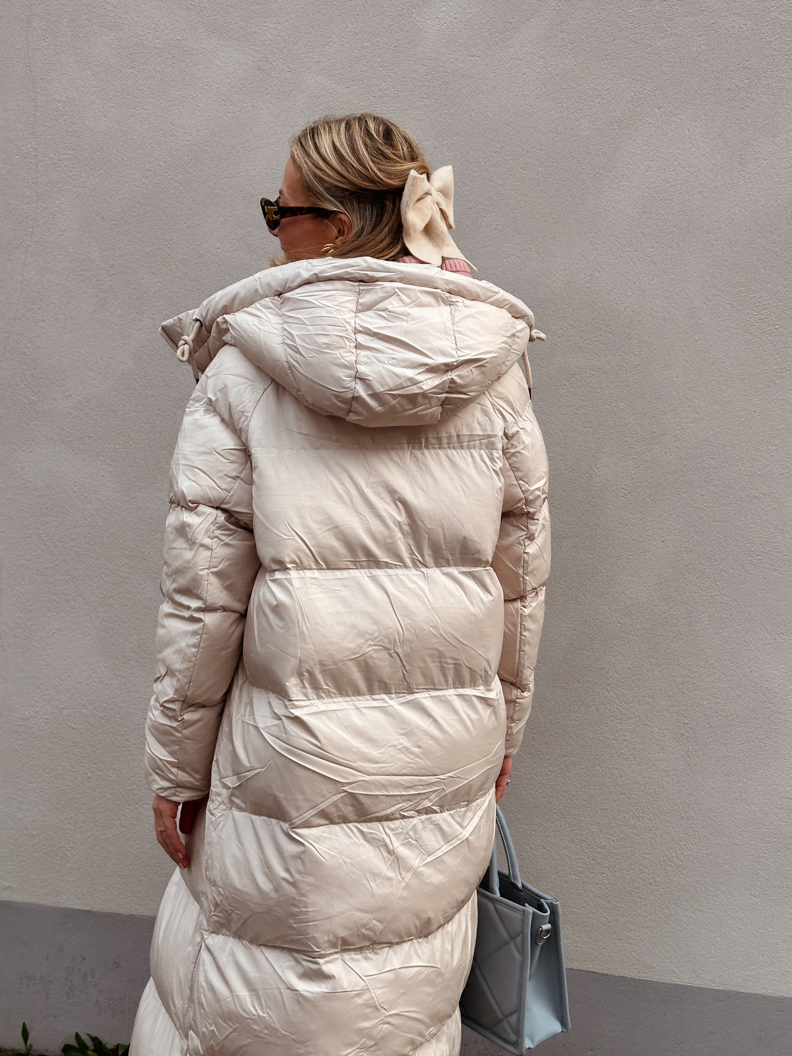 Anni jas beige gewatteerd