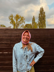 Regenkapje roze