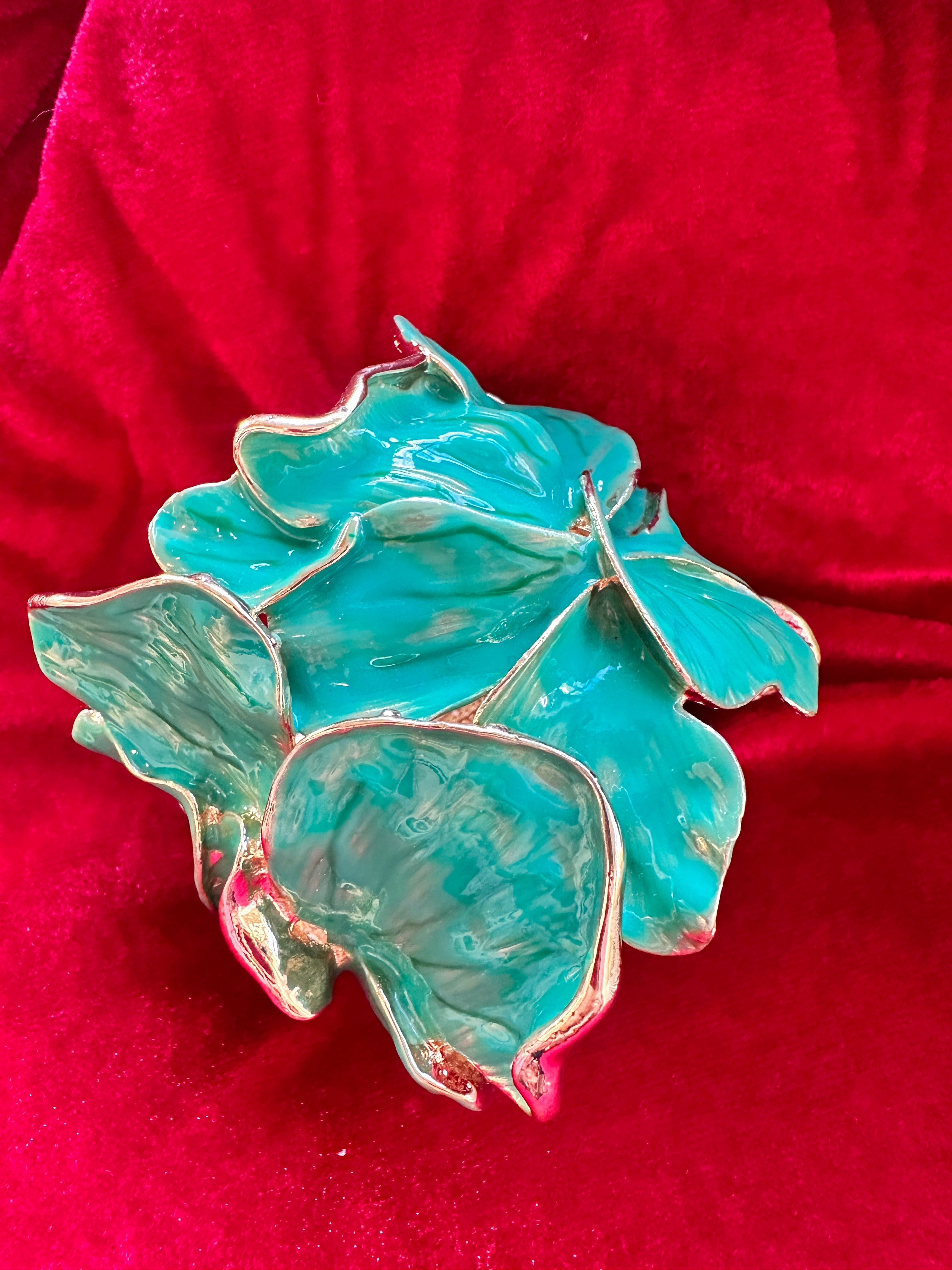 Fran armband appelblauw