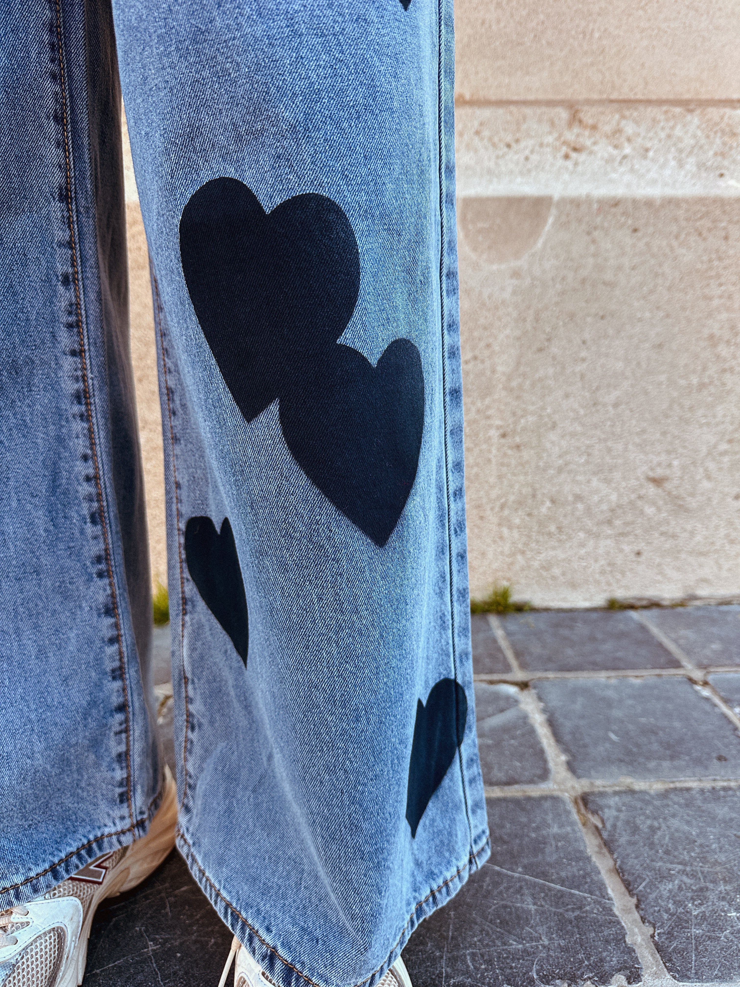 Vayla jeans hartjes