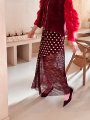 Zoé rok Bordeaux polka