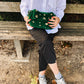 Milou teddy handtas groen