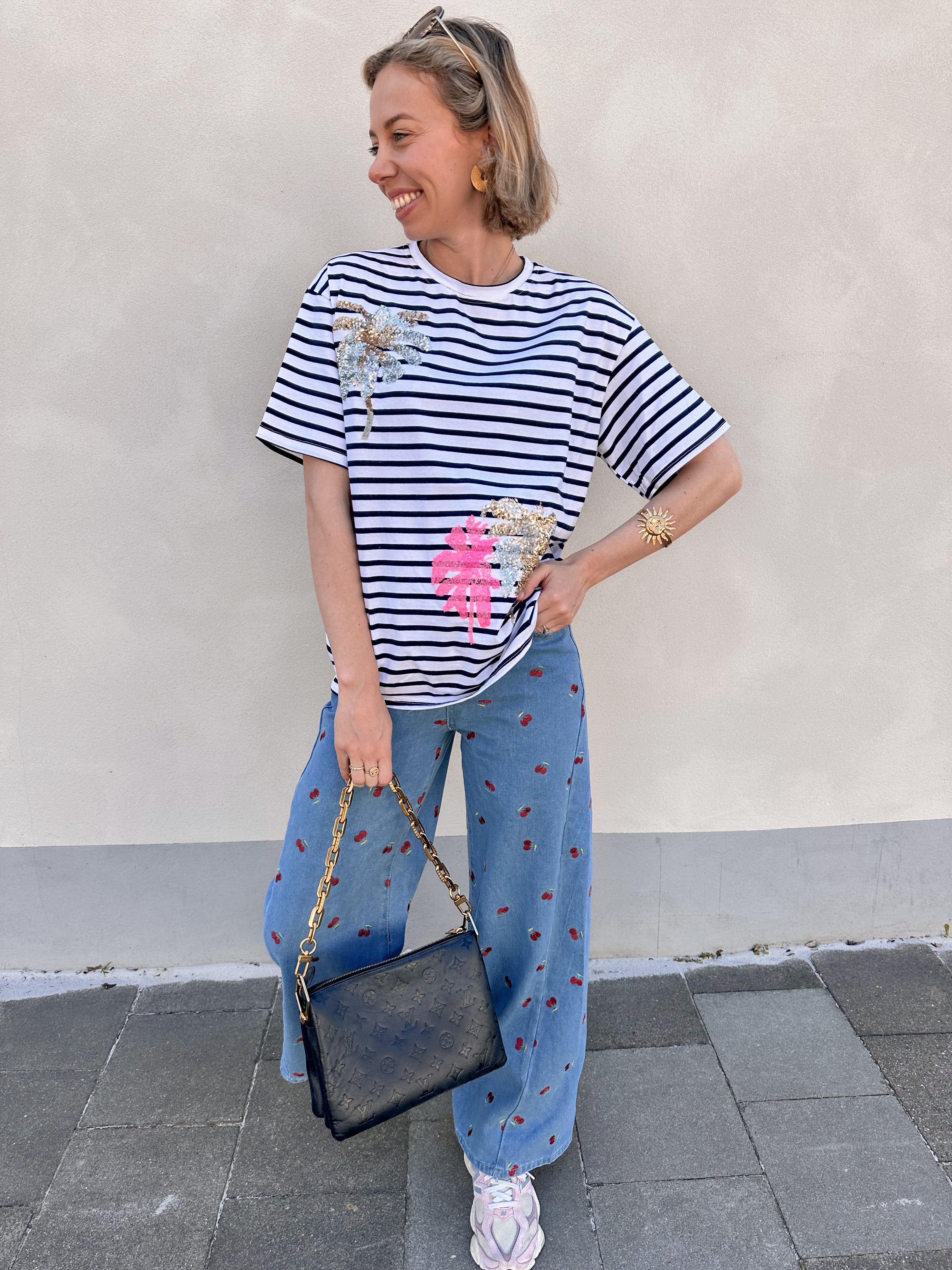 Sarah t-shirt gestreept