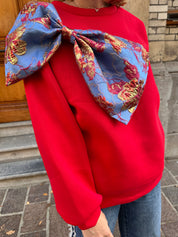 Eline sweater framboos