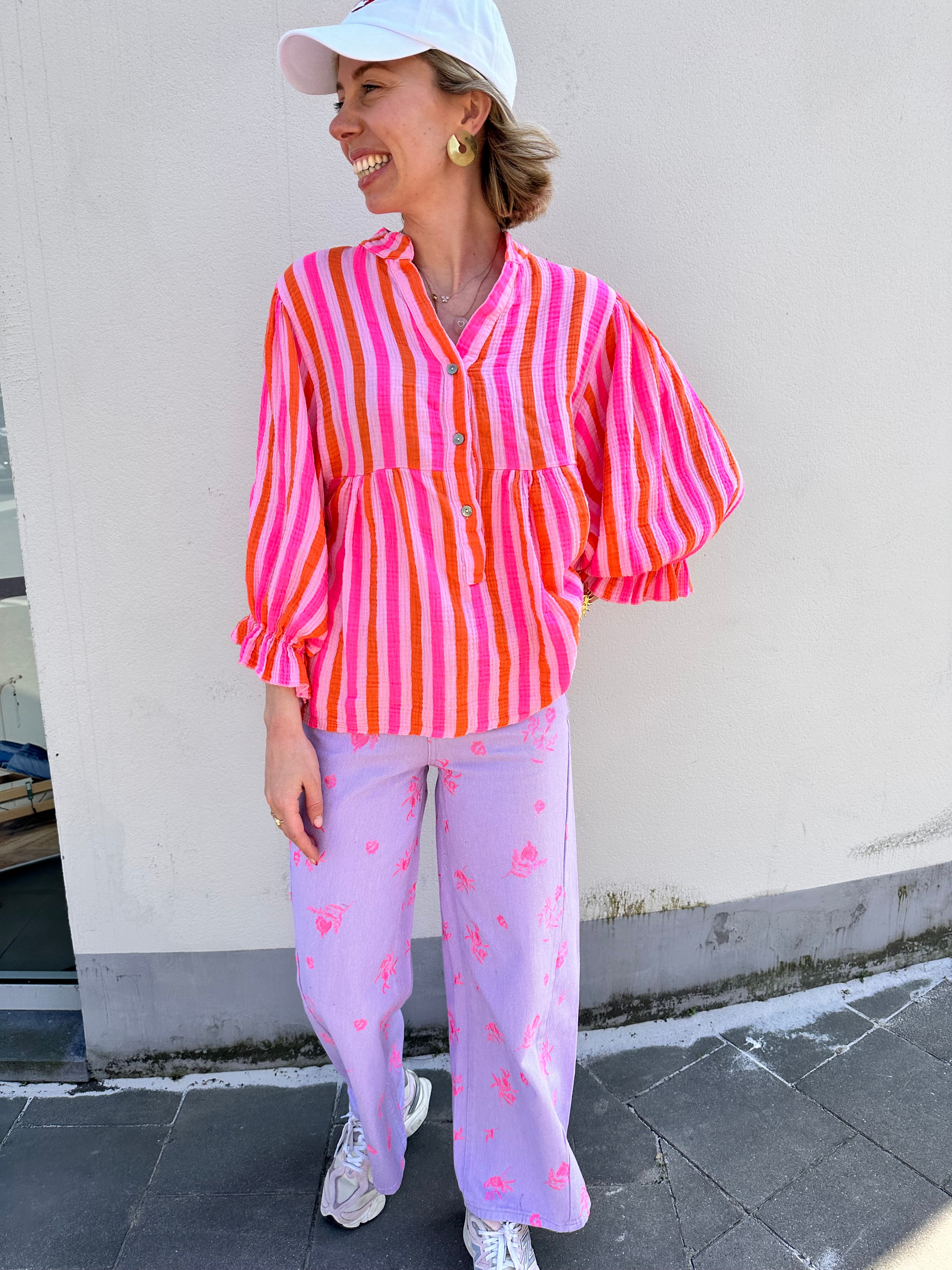 Juna blouse gestreept