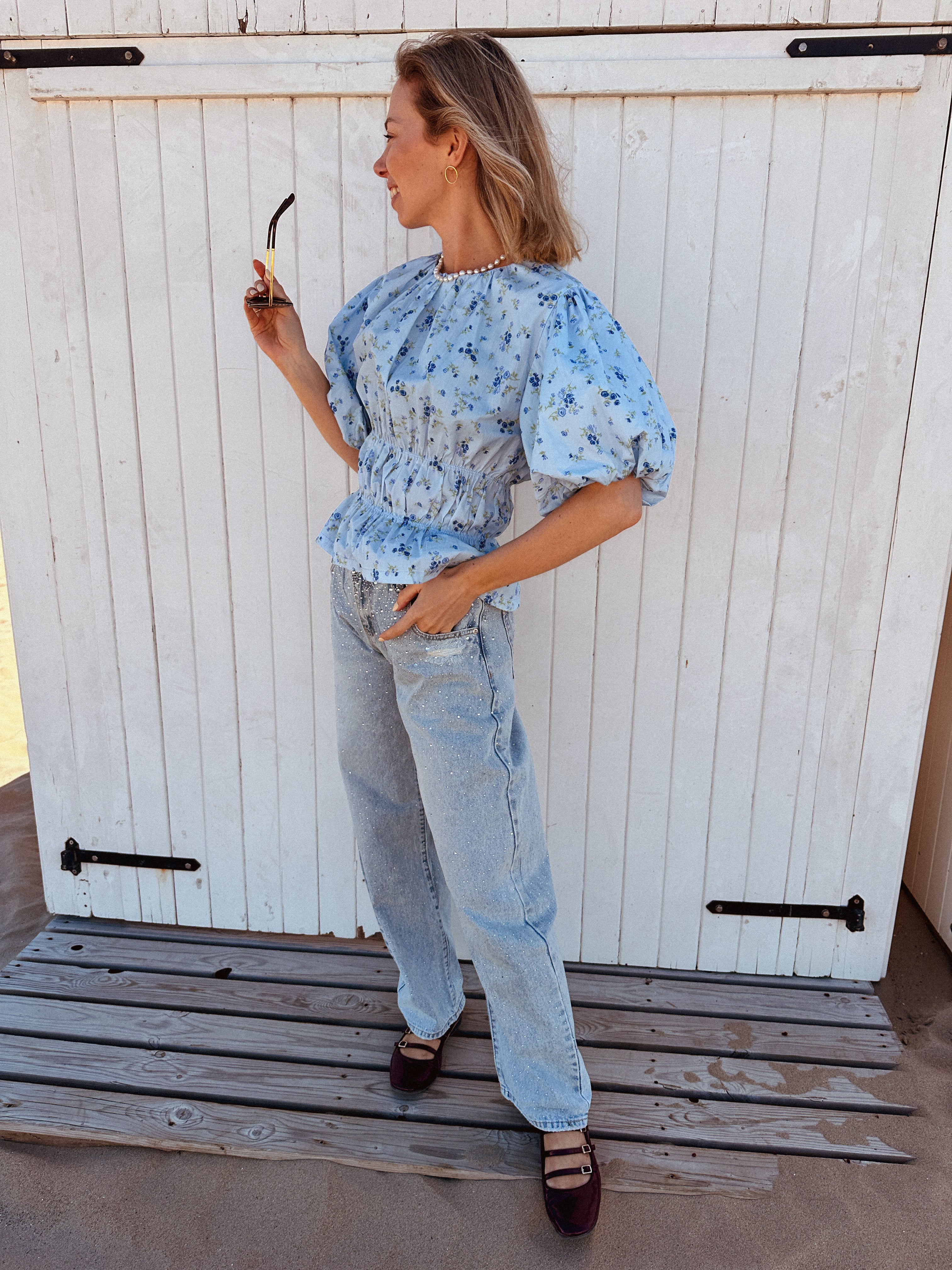 Kato jeans strass