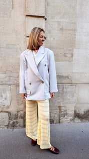 Tonya blazer greige