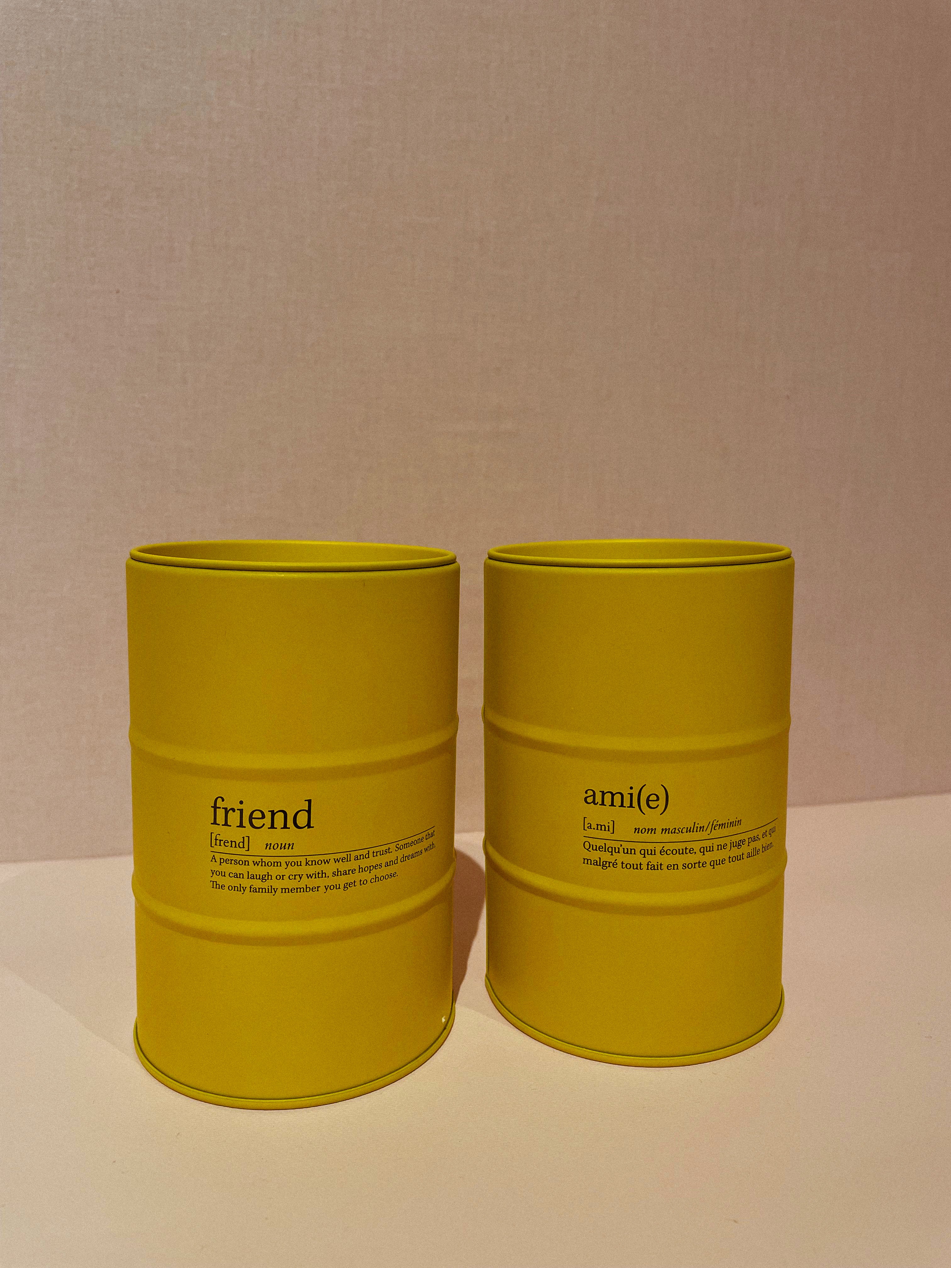 J-line geurkaars Friend/Amie geel