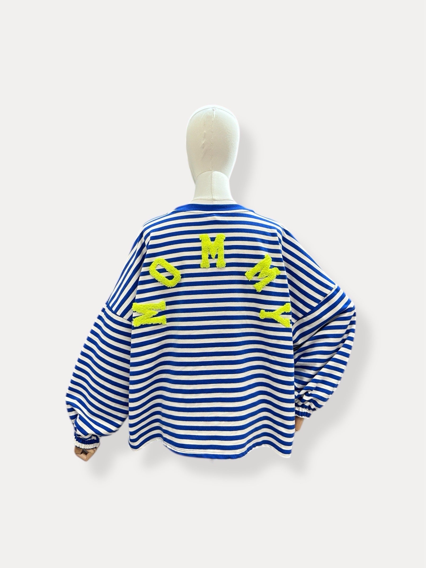 Mommy sweatshirt cobalt blauw
