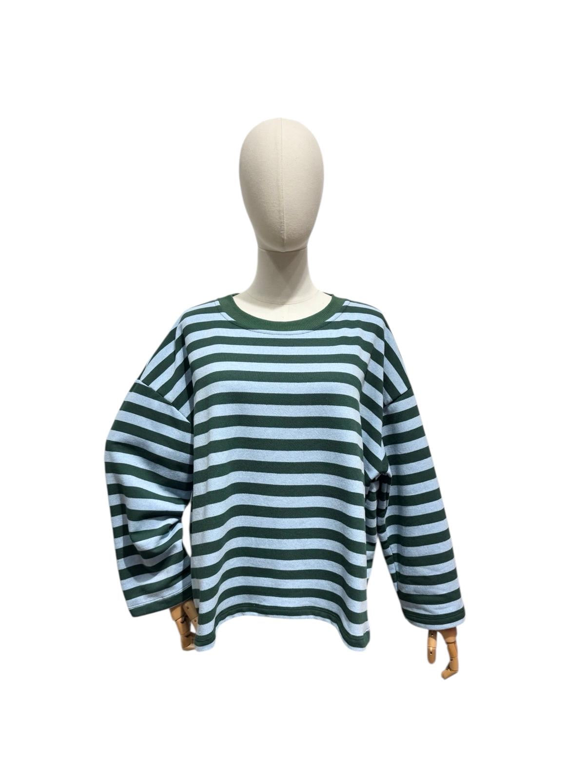 Out of office sweater gestreept