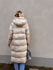 Anni jas beige gewatteerd