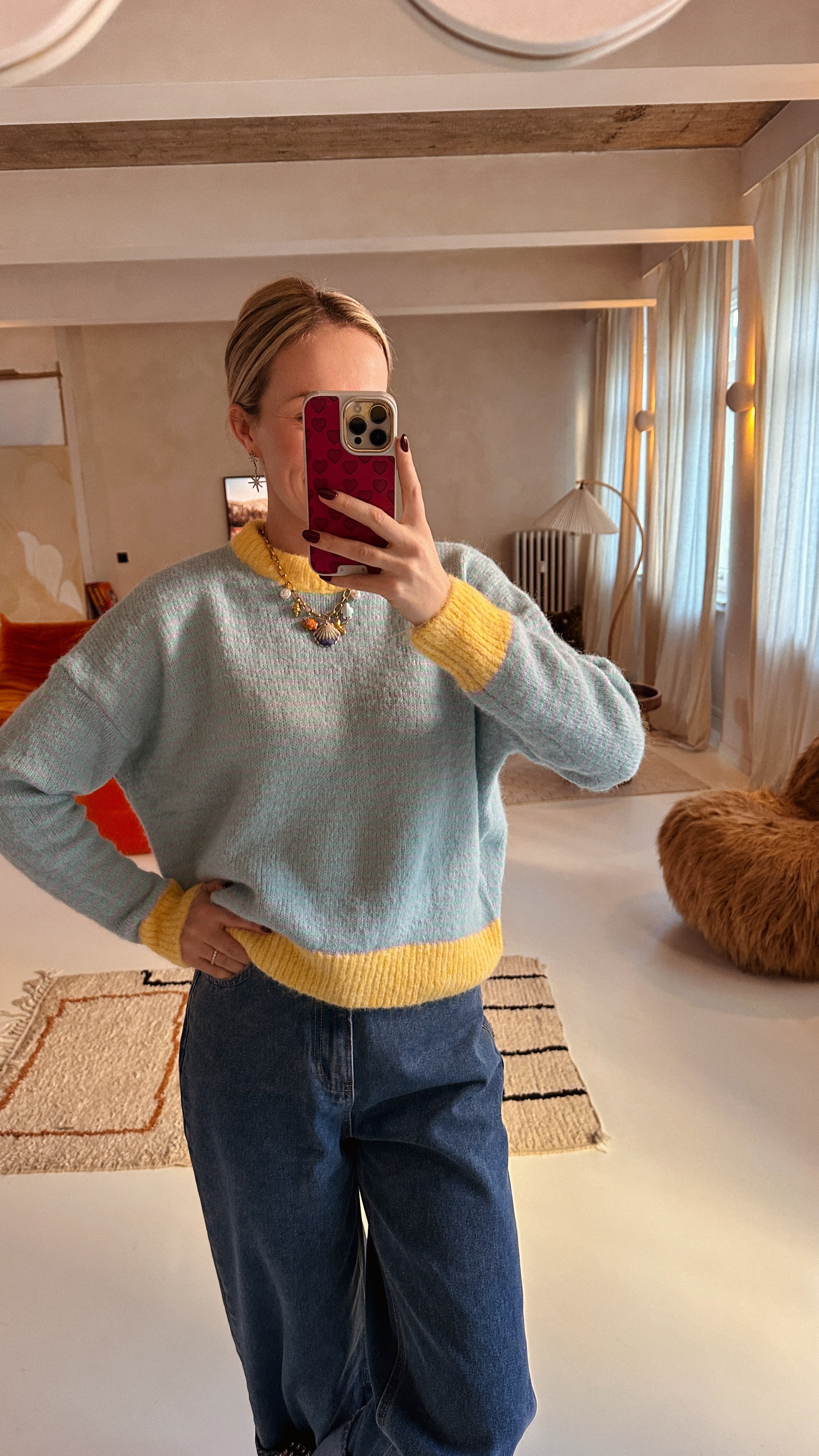 Fanny trui gestreept