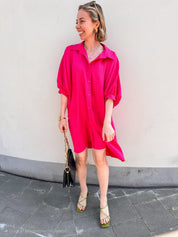 Rosanna jurk fuchsia