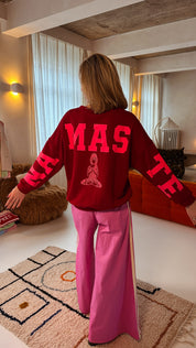 Moon bordeaux trui namaste