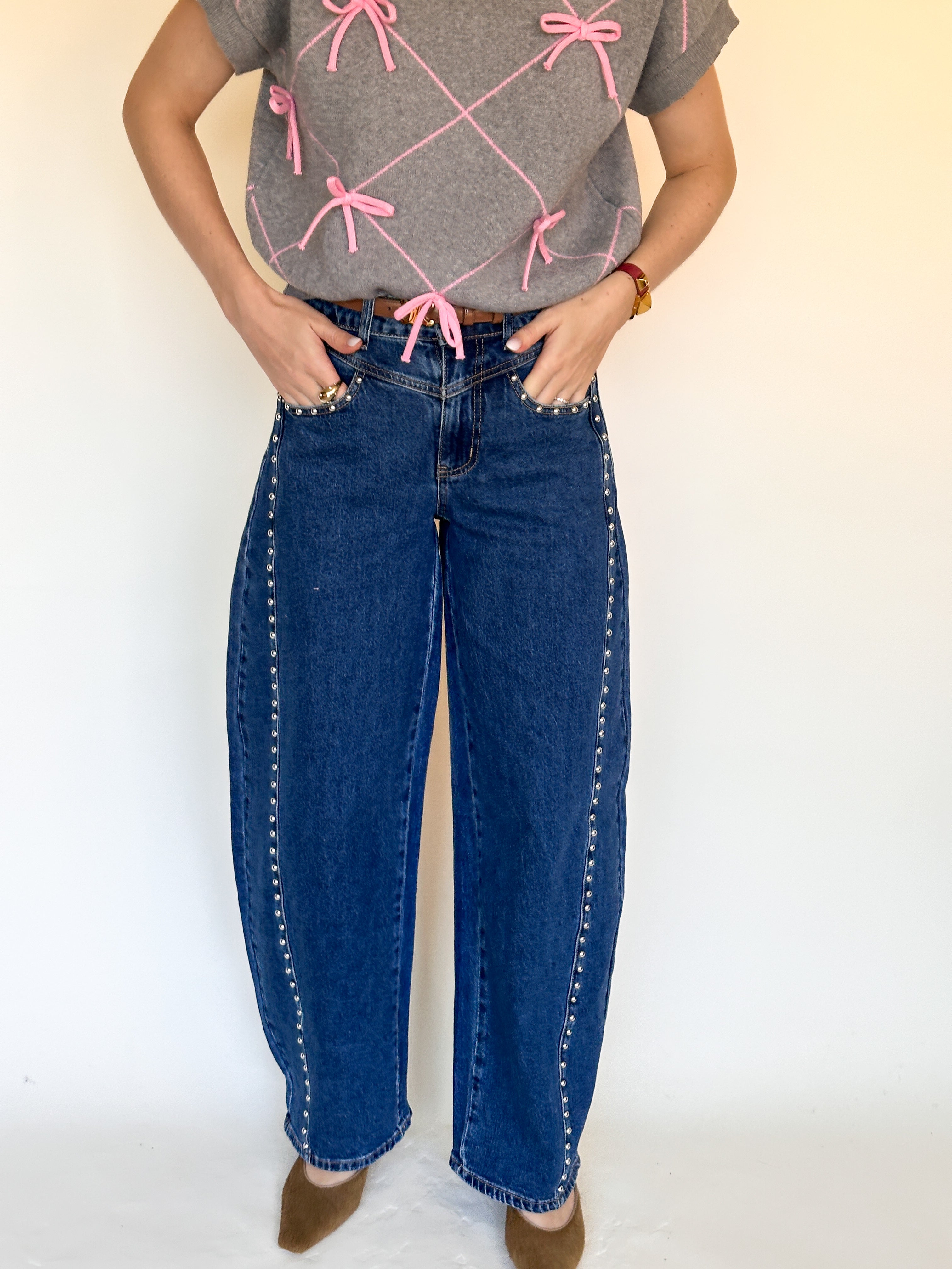 Leonie stud jeans