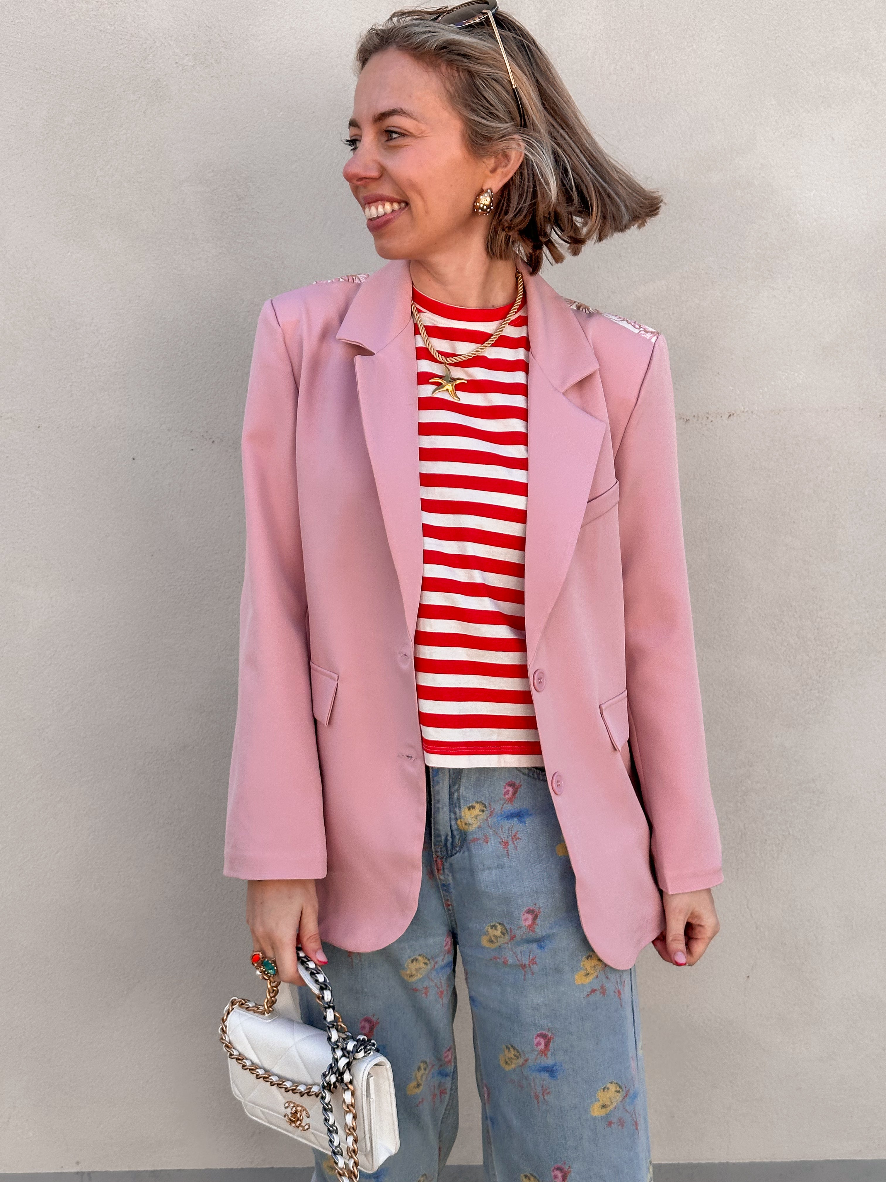 Maysa blazer roze