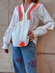 Clara blouse wit