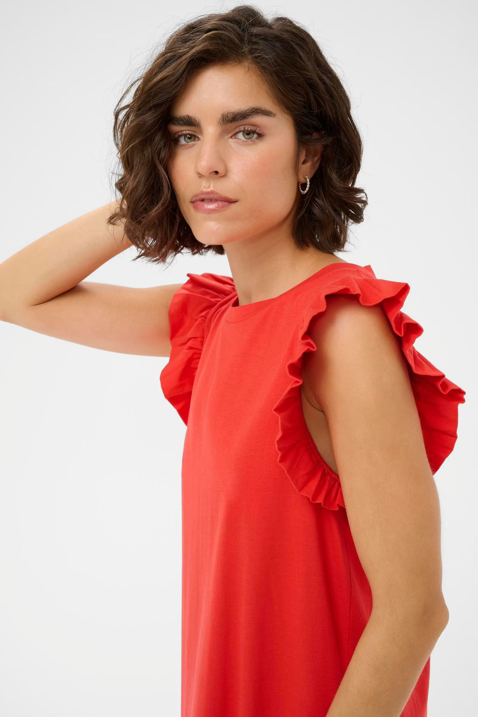Babba T-shirt jurk rood